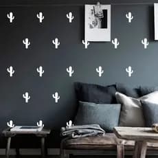 80 Adesivos de Parede Cactos, Decoração de Casa e Quarto, Adesivo de Porta Adesivo de Parede Cactus