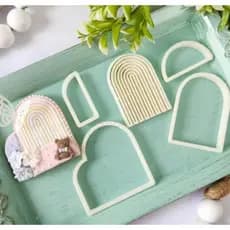 Cortador Moldura Portal Duplo com Arco Marcador 9CM X 9CM LINHA PREMIUM