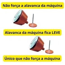 Kit 2 Adaptador Cápsula 3 Corações Cafeteira Dolce Gusto Cor Vermelha