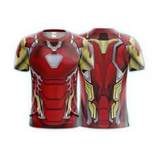 Camiseta Homem De Ferro Super Herói Filme Marvel Personagem Adulto e Infantil
