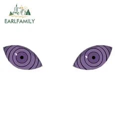 EARLFAMILY Adesivo De 13cm Rinnegan Eye Car Sticker À Prova D'água Moda Retrovisor Espelho Surfboard Capacete Decalque Oclusão Acessórios De Corrida Raspadinha