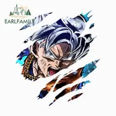 EARLFAMILY 13cm Dragon Ball Tear Anime Autocolante Para Carro RV Camper Pára-Brisas Traseiro À Prova D'água Decalque JDM De Arranhões