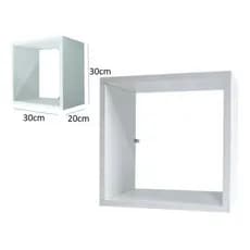 Nicho Grande Profundo 30x30 Livro Decoração Sala Quarto Bebê Acabamento Top