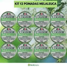 Kit Atacado 12x Pomada de Melaleuca – Toque Suave e Hidratante Natural