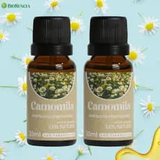 Kit 2 Óleos de Camomila 20 ml Cada – Nutrição Natural e Toque Aconchegante