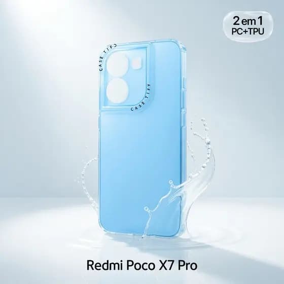 Capinha REDMI POCO X7 PRO - 2 em 1 - REFORÇADA – Proteção Premium + Design Moderno