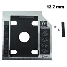 ADAPTADOR CADDY PARA SEGUNDO HD OU SSD 12.7mm PARA NOTEBOOK