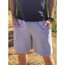 Bermuda Moletom Masculino Short Academia