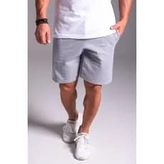 bermuda moleton short masculino moleton, preto e cinza!