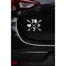 Adesivo Decorativo Vinil Frase 70x7 Carro Moto Vidro Parede Porta