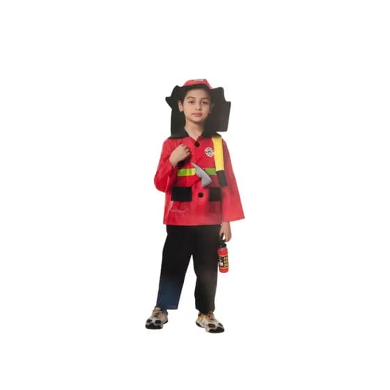 Fantasia Infantil Bombeiro Capacete Acessórios Kit Resgate festa carnaval halloween