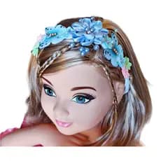 Faixas Headband Luxuosa com Mini Flor e Borboleta de Organza Faixas para bebês