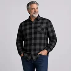 Camisa Xadrez Masculina Plus Size Flanelada Manga Longa