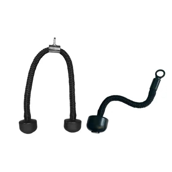 Kit 2 Puxadores Triceps Corda Cross Over Pulley Academia Profissional Hartwit Fitness
