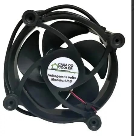 top cooler 05v 9CM USB ROLAMENTO NOITE DIA P/ EQUIPAMENTOS ELETRONICOS