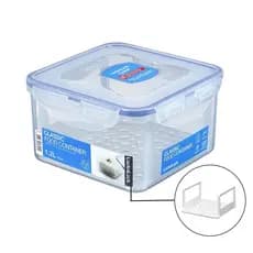 Pote Hermético 4 travas Porta Queijo / Queijeira com grade móvel - Lock&Lock - 1200ml