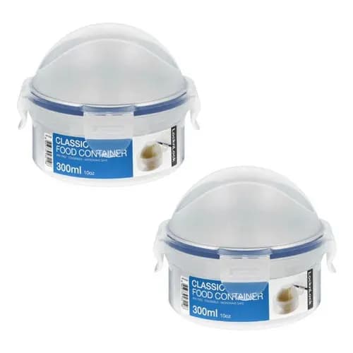 Kit 2 Potes Hermético Porta Cebolas  Lock&lock 300ml