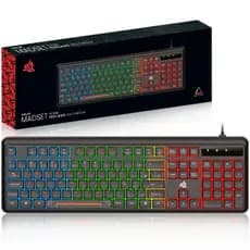 Teclado usb teclado gamer multimidia madset te130