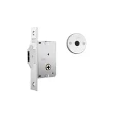 Fechadura Stam 1008 Simples Trava Tetra Porta De Correr Inox