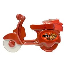 Cortador De Pizza Divertido Moto Scooter Carretilha Kehome