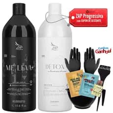 Zap Black Kit Me Leva+ 2x1Lito + Kit aplicação + Luva e Óleo
