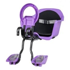 Cadeirinha Dianteira Aro 29 Pojda PJ100 Flexbike Lilás