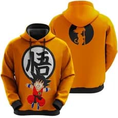 Blusa De Moletom Desenho Anime Dragon Ball Goku Criança