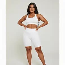 Bermuda Pluz size bolha disfarça celulites cos alto moda academia Plus size