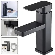 Torneira Metal Bancada Pia Preta Moderna Misturador Água Quente Fria OUTLET "LER DESCRIÇÃO"