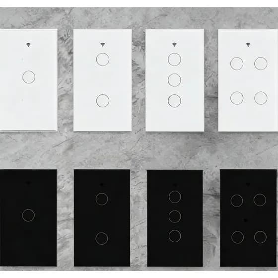 Interruptor Inteligente 1 2 3 4 Botao WiFi Touch Tuya Alexa Google Smart Life