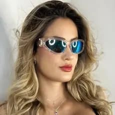Óculos de sol esportivo polarizado espelhado proteção UV400 unissex