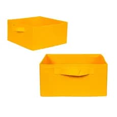 KIT 2 - Organize Escritório Caixa Organizadora Média Multifuncional