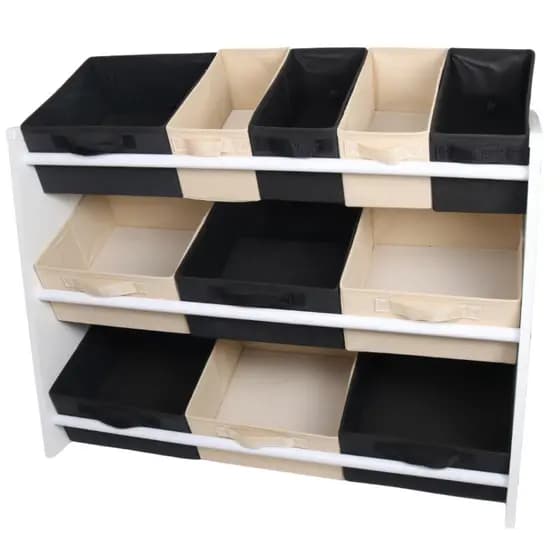 Organizador Porta Brinquedo Montessoriano Colorido 11 Caixas