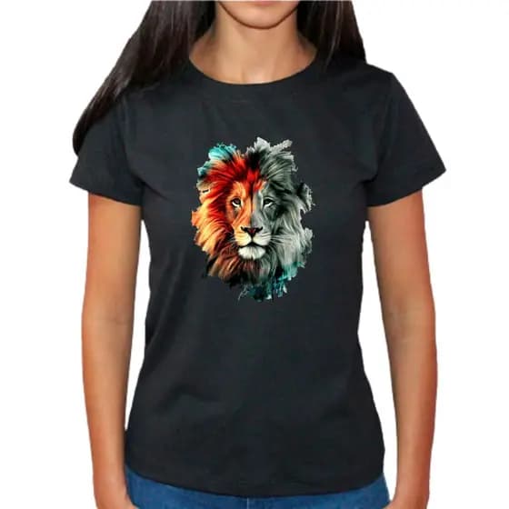 Camiseta Feminina Leão De Judá Masculina Evangélica