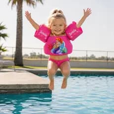 Colete Boia Flutuação Não Fura Infantil Unissex Nylon Kids Praia Piscina Verão Envio Imediato