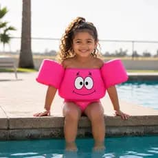 Colete Boia Flutuação Não Fura Infantil Unissex Estampado Nylon Kids Praia Piscina