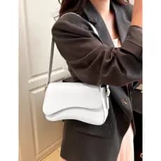 Bolsa Baguete Feminina de Ombro Blogueira Qualidade Premium
