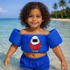Boia Colete Flutuação Não Fura Infantil Unissex Nylon Alta Resistência Kids Piscina Envio Imediato