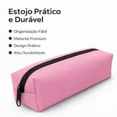 Estojo Escolar Faculdade Colorido Grande Universitário Penal Envio Imediato Volta Ás Aulas