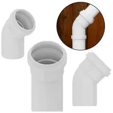Joelho Cotovelo Branco 45° 40mm Esgoto Encanamento PVC | Tigre
