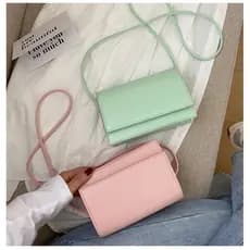 bolsa feminina lisa transversal pequena