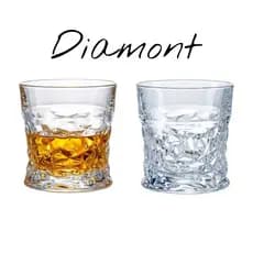 Jogo de 2 Copos para Whisky Drink Caipirinha vidro Diferente  Premium com 2/4/6 unidades