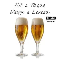 2 Taças de Cerveja Cristal Artesanal Degustação PREMIUM com 2/4/6 unidades
