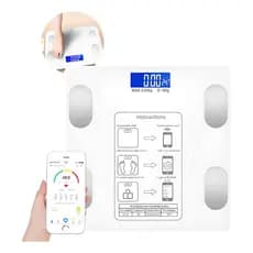 Balança Digital Bioimpedância Bluetooth IOS/Android IMC