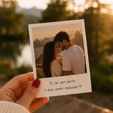 Kit Mini Fotos Personalizadas - Envio 24 Horas Polaroid 4K Alta Qualidade Não Desbota Fotografia Premium Porta Retrato