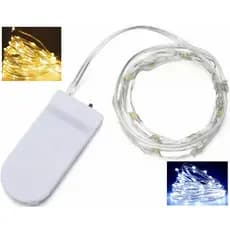 Kit 60 Fio de Led Fio Fada 1m 10 Leds bateria