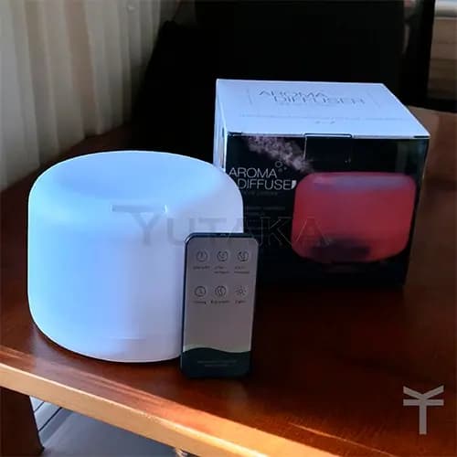Umidificador Aromatizador Difusor Abajur Bivolt Com Controle