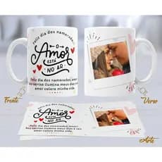 Caneca de Porcelana Dia dos Namorados