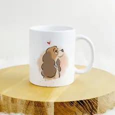 Caneca de Porcelana Personalizada filme Dama Disney