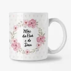 Caneca Personalizada Nome Filhos Dia das Mães